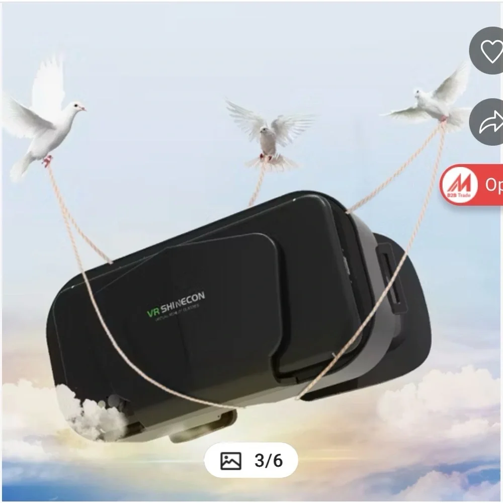 Smartphone VR Headset - Black and Gray